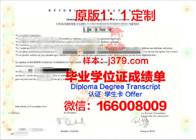 巴黎第二大学毕业证模板(巴黎第二大学相当于中国什么大学)